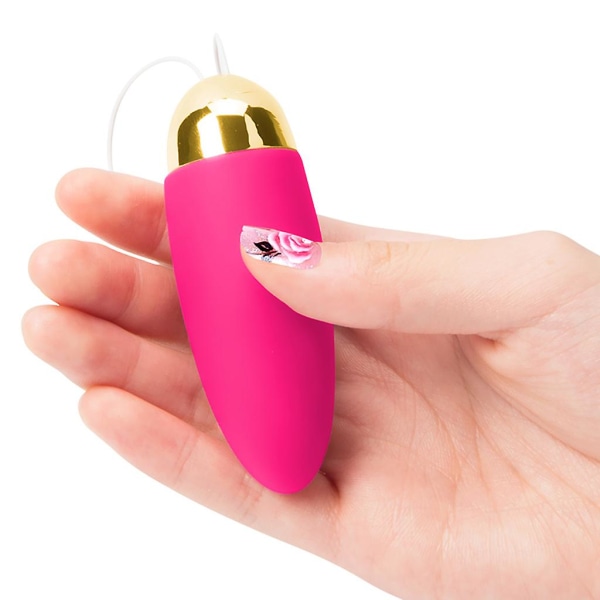 10 vibrasjonsmoduser Vanntett oppladbar trådløs fjernkontroll Vibrator for kvinner An Hot pink