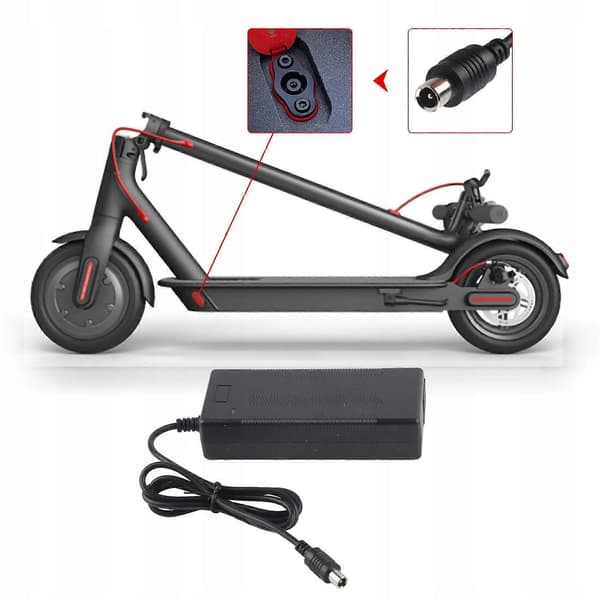 Oplader 42v 2a Xiaomi M365 Elektrisk Løbehjul
