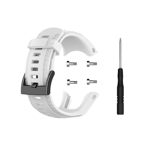 Mjuk Silikonarmband S Fit för Suunto 5 22.5mm (ruipei)