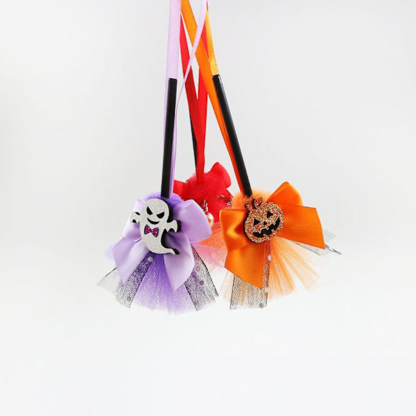 Halloween-kummitusriippuva riipus - Söpö noidan luudan koristeasu, auton koristelu123 orange
