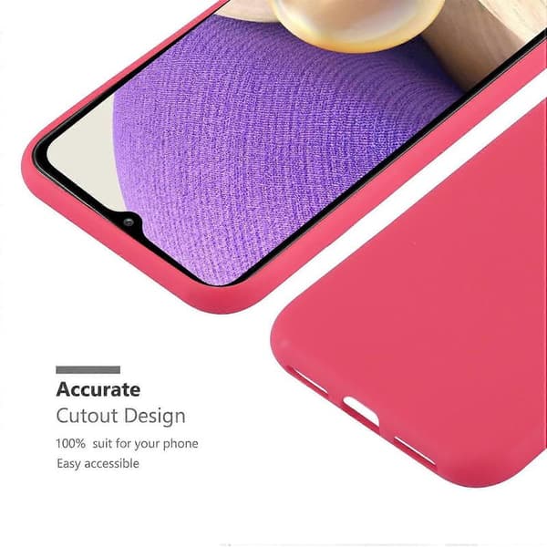 Deksle Galaxy A32 5G Beskyttelsesdeksel TPU CANDY RED Galaxy A32 5G
