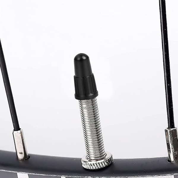 20 stk. Cykelventiladapter Støvhætter Fransk Stil Ventilhætte Sort Cykelventil