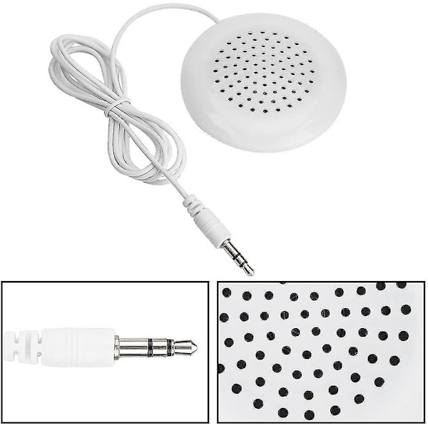 Mini-kaiutin 3,5 mm DIY kannettava tyynyn alle kaiuttimet stereolla