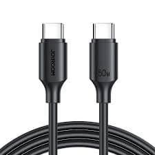 Joyroom 1 m 60 W USB-C / USB-C -latauskaapeli, musta size 38
