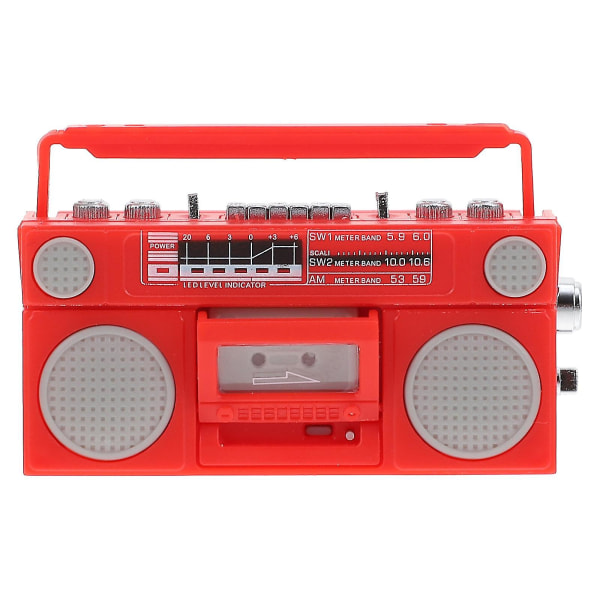 Husornamenter Dukkehus Landskap Layout Prop Mini Modell Rollespill Sett Mini Radio Pynt