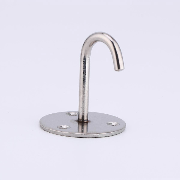 Afrundet Hus Fuglefoder Fuglefoder Hænger Loft Plantekrog Loftkroge Hængende Loft Lanterner Krog Silver 5.3X5.2cm