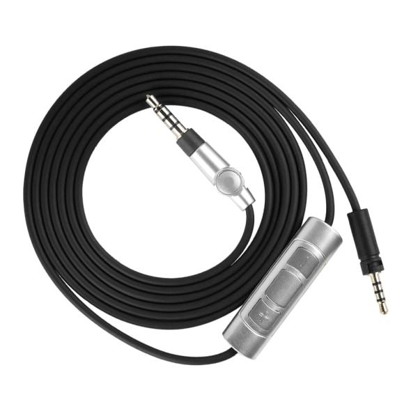 Høretelefonkabel til Sennheiser Momentum - Erstatningslydkabel til Android iPhone (sort)