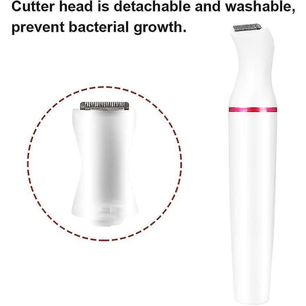 Damrakhyvel, elektrisk rakapparat 4 i 1 elektrisk näshårtrimmer Bikinihårtrimmer elektrisk rakkniv för damer