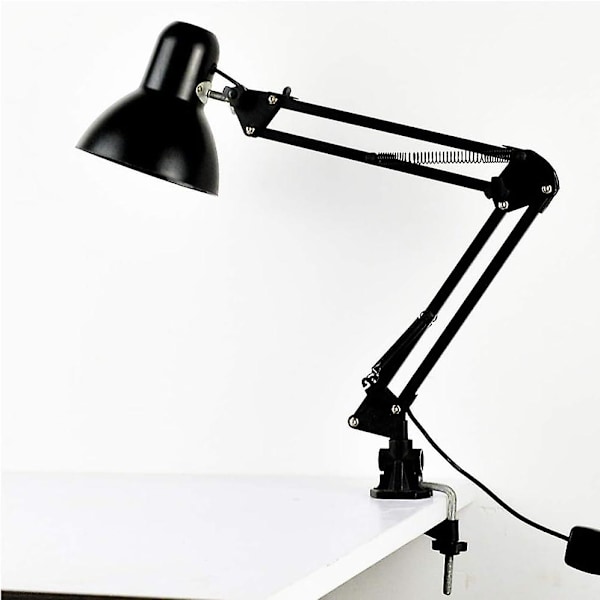 2-delt beslagklips fast skrivebordslampe klipstilbehør skrue kamera blitzbeslag egnet til mikrofonbeslag skrivebordslampe forstørrelsesglasbeslag bla