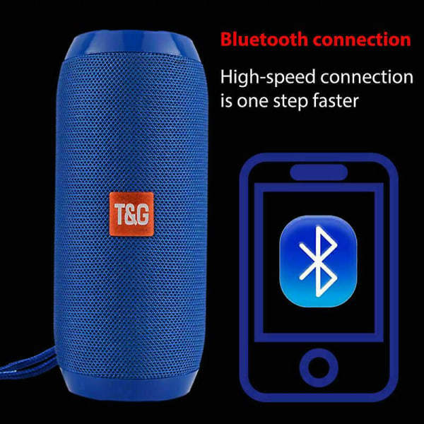 Bluetooth kaiutin Langaton vedenpitävä ulkona toimiva stereobasso USB/tf/mp3-soitin