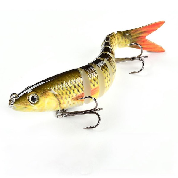 Robotiserad fiskedrag Elektrisk Wobbler För Gädda Elektronisk Multi Ledat Bete 9 Segment Auto Simning Swimbait