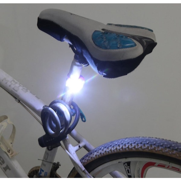 10x Cykellampa Cykel Framlampa Bakljus Hjullampa Led Silikonlampa