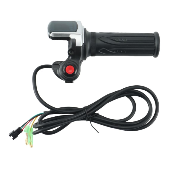 48v Elektrisk Cykel Scooter Hastighed Gasgreb Lcd Display Med Afbryder Ebike Twist Gasgreb Accelerator Styrgreb