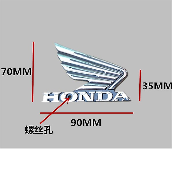 Motorsykkel klistremerke merke emblem vind moto klistremerker for Honda Dio Cbr Vfr drivstofftank klistremerke motorsykkel tilbehør bilstil| |