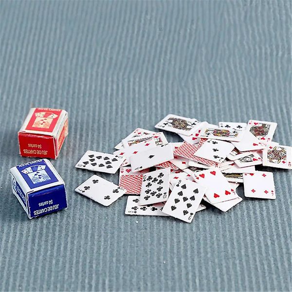 Mini Poker Kort Söt Liten Kort Förälder-barn Bordsspel Leksaker Trumpet Spelkortsgåvor 1PC