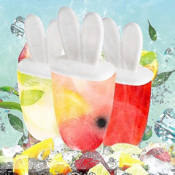 Genanvendelige Mini Popforme, 6 Miniature Ispindeforme Med Pinde BLUE