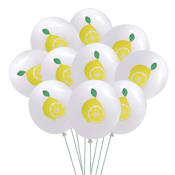10 stk. Citron Latex Balloner