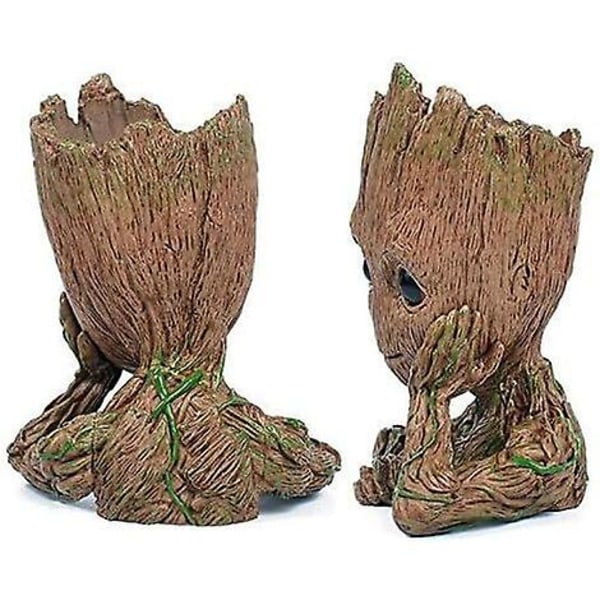 Baby Groot Blomsterpotte - Figur til planter og penne - Perfekt som gave