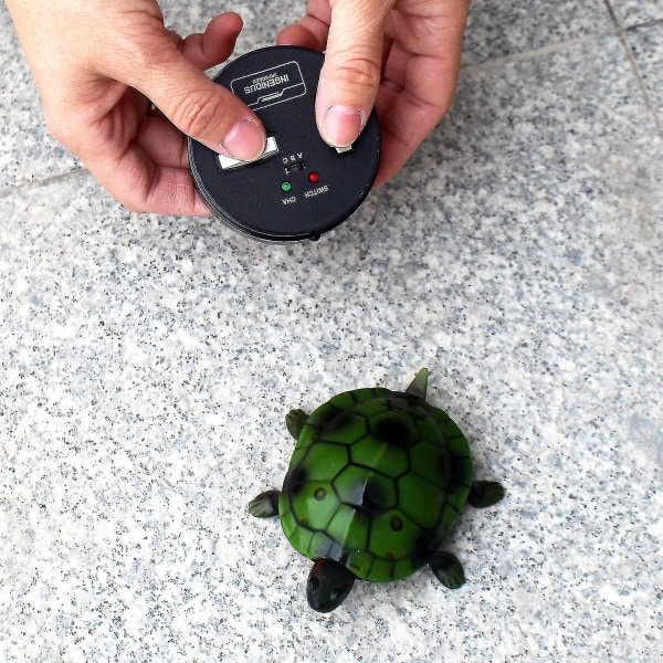 Rc Turtle Ir -kaukosäädin Tortoise Crawl väärennetty sähköeläinlelu autoajoneuvo lapsille syntymäpäivä Gi Jjgi
