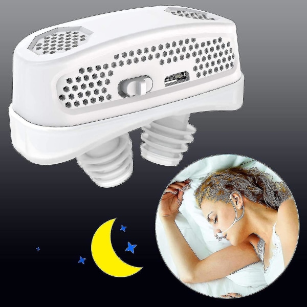 3 i 1 Cpap Anti Snorke Devices Automatisk Snore Søvnapné Hjelpemiddel Stopper Luftrenser Filter