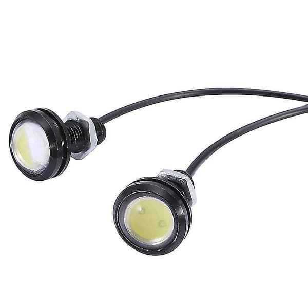 2x 18w Eagle Eye-lampe Dagslys LED Drl Tåkelys Dagslys Bil Lys Baklys