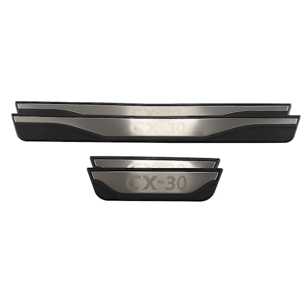 Tillbehör till tröskelskydd för bildörrar för Mazda Cx-30 Cx30 Rostfritt stål Scuff Pedal Protector Styl