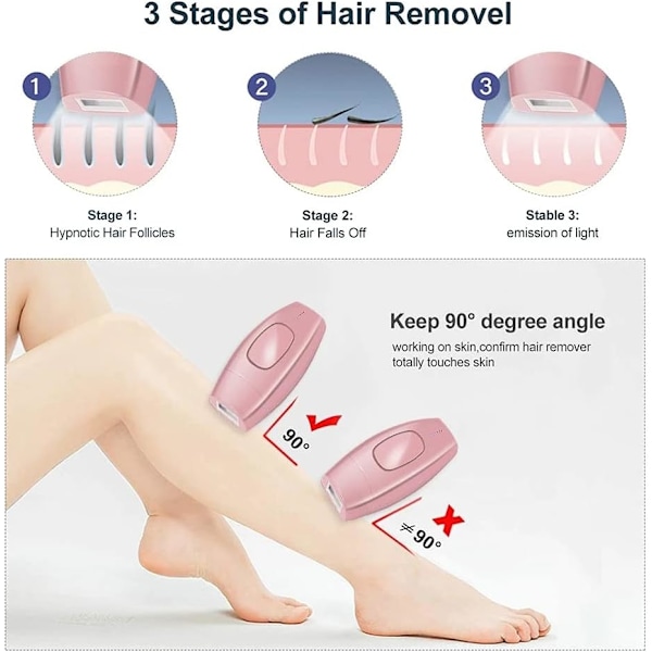Mini IPL Laser Epilator til mænd og kvinder, bærbar laser epilator Depilador permanent ansigtshår fjernelse enhed fuld krop laser hår fjernelse enhed