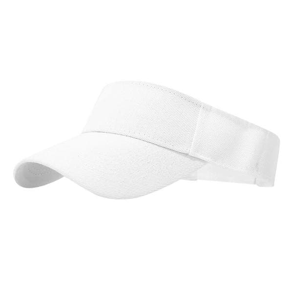 Elastiskt Band Visir Keps – Snabbtorkande & Sval – för Promenader & Utomhusträning White