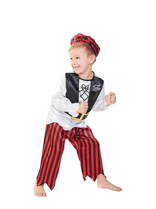 Ragget piratkostume til børn 883619s Small