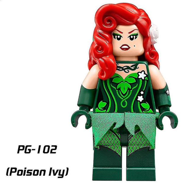 8 kpl/setti Superhero-sarjan toimintahahmojen rakennuspalikat Klovni Batman Harley Quinn Kokoonpano Minifigures Keräilymallit Lelut Lapset Fanit Lahja