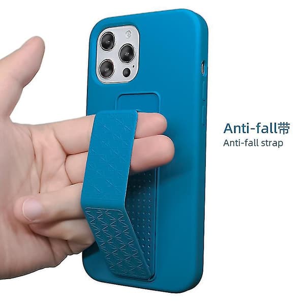 Passer til Apple 12 Mini Holder Flydende Silikone Cover