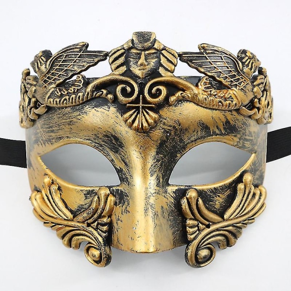 Masquerade Mask For Men - Gresk Roman Venetian Mask Mardi Gras Mask Silver
