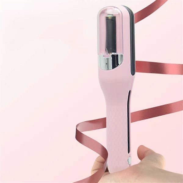 Oppladbar Hårtrimmer for Splittede Tupper - Bærbar, Automatisk, Egnet for Tørt og Skadet Hår, Hou Pink