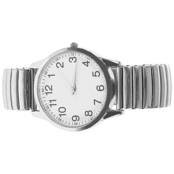 Sølv Quartz Ur til Tidsvisning 1 Stk Stilfulde Lysende Armbåndsure