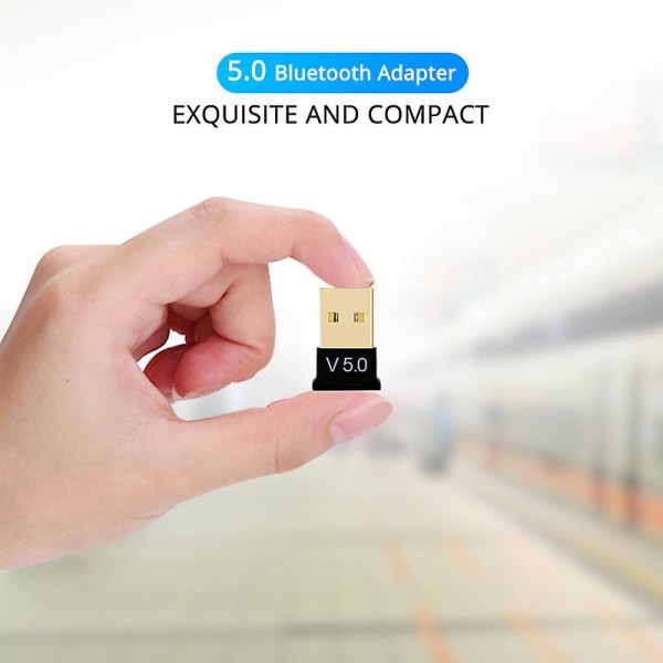 Bil USB Bluetooth 5.0 Adapter Transmitter Bluetooth Audio Receiver Trådløs USB Adapter Udvidelse Auto Elektronik Tilbehør| |
