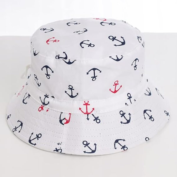 Barn Solhatt Justerbar Solhattar Andningsbar Strandhatt för Pojkar Flickor 54cm