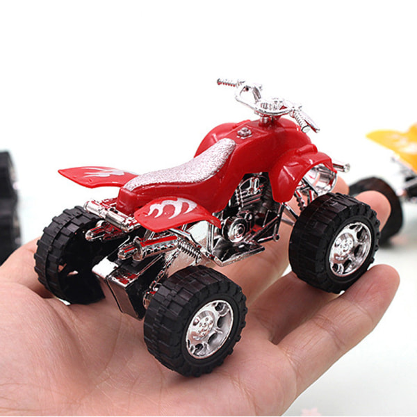 Strand Motorsykkelleke Trekk tilbake Diecast Motorsykkel Tidlig modell Educational Toy