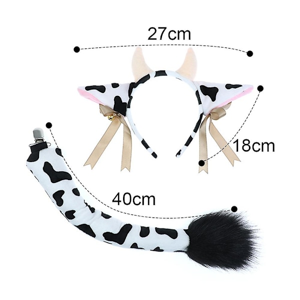 Kosspel accessoarer - Koöron och svans set