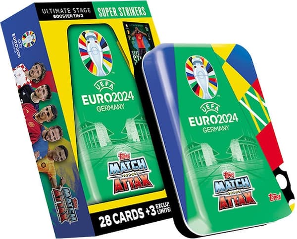 Topps Match Attax Euros Mega Tin 400