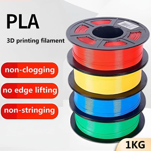 3D-printerfilament PLA PETG plast 1 kg 1,75 mm, flokefri, 3D-utskriftstrådmaterialer
