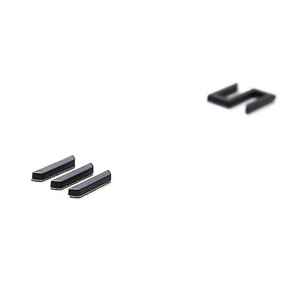 3D Mat Sort Tesla Bogstav Bagklap Panel Badge