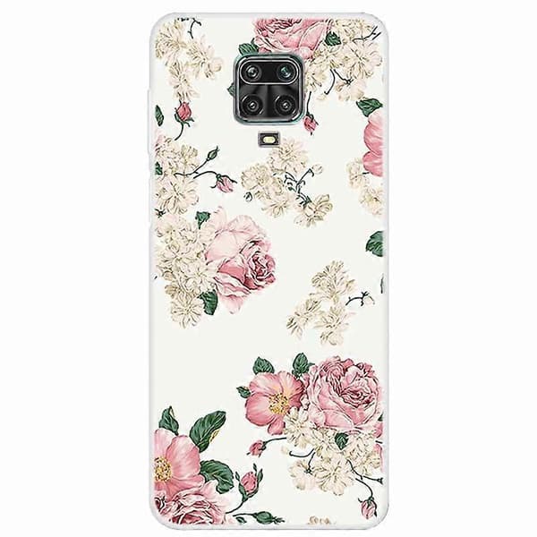 Mønstertrykk Mykt TPU-deksel for Xiaomi Redmi Note 9 Pro/Note 9 Pro Max/Note 9S Multicolor Mandala Flower