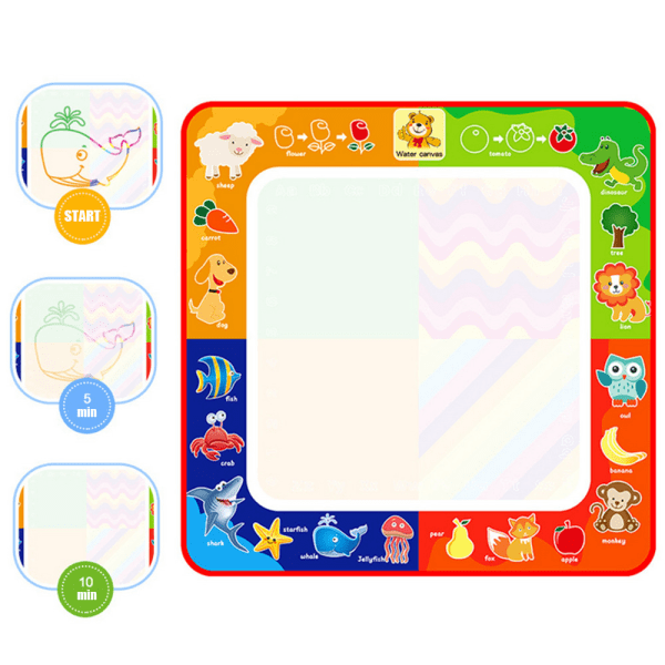 Children Education Magic Water Painting Color Graffiti Board Toy 29*29CM