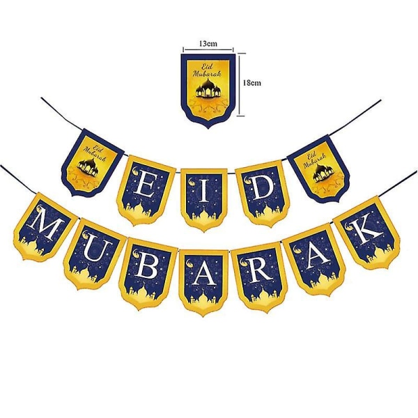 2 stk. Eid-festbanner