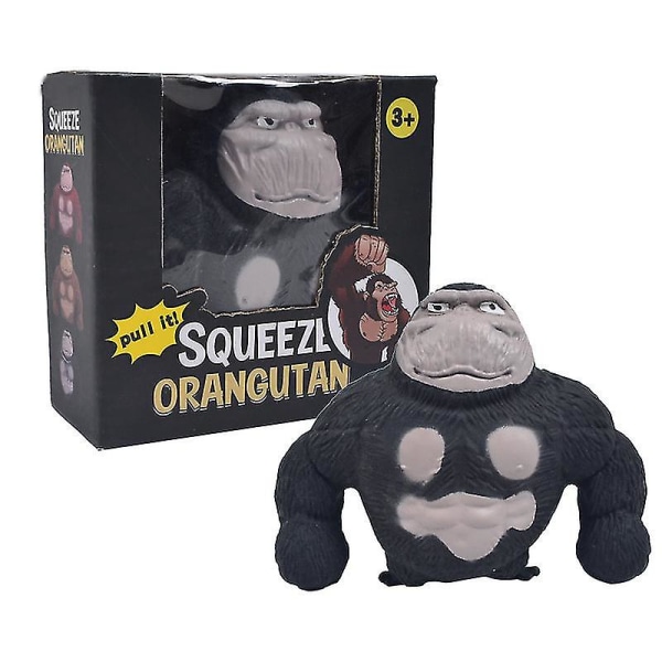 Børn nyhed Sjovt klemmelegetøj Voksne Orangutang Stressrelief Gorilla Knib Prank Stræk Rebound Kreativt gavelegetøj