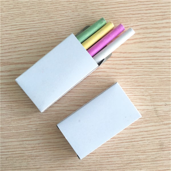 Tio lådor färgade kritor med sudd, 4-pack (1 förpackning), Multi A