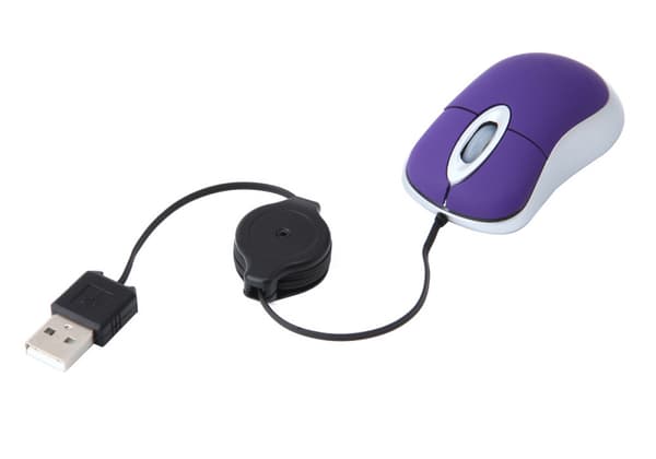 Retraction Cable Mini Mouse Office Home Mouse for Laptop or