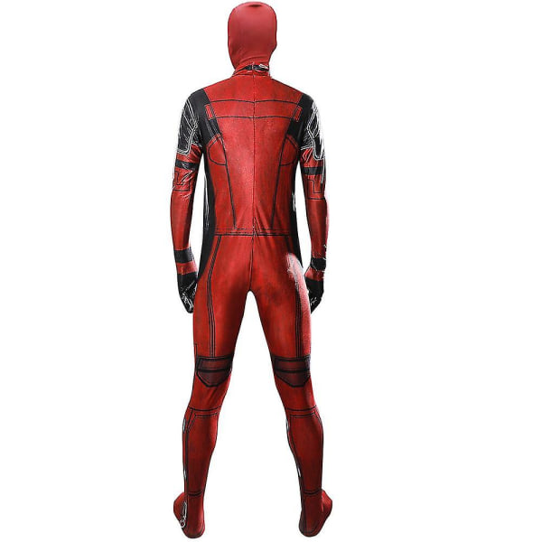 Deadpool-asu Cosplay Lapsille Aikuisille Puku Anime Supersankari Cosplay Kuoleman Odottaja Anime Aikuisille Palveluasu Hatut Tarvikkeet Anime 2PCS 130