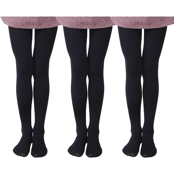 3-pakning med mikrofibertights for jenter