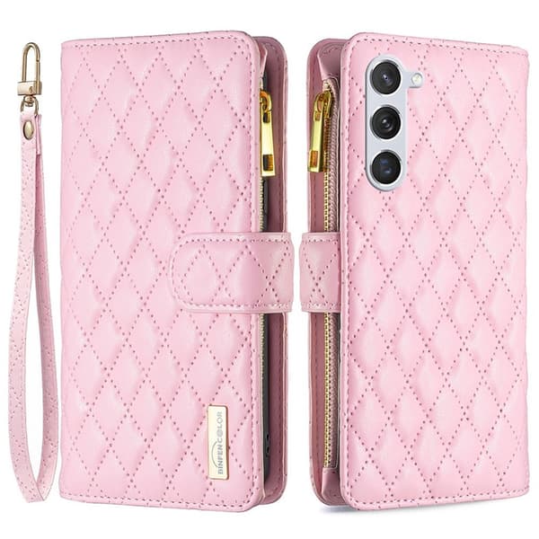 Samsung Galaxy S24 Deksel Diamant Multifunksjonell Rosa size 110